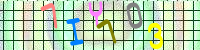 Blue Captcha Image