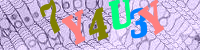 Blue Captcha Image