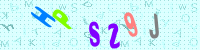 Blue Captcha Image
