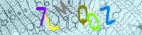 Blue Captcha Image