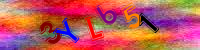 Blue Captcha Image