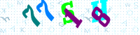 Blue Captcha Image