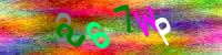 Blue Captcha Image