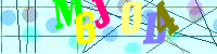 Blue Captcha Image