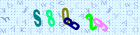 Blue Captcha Image