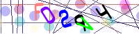 Blue Captcha Image