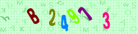Blue Captcha Image