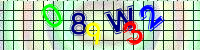 Blue Captcha Image