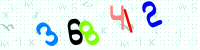 Blue Captcha Image