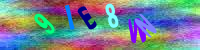 Blue Captcha Image