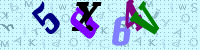 Blue Captcha Image