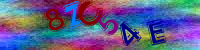 Blue Captcha Image