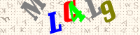 Blue Captcha Image