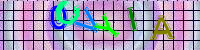 Blue Captcha Image