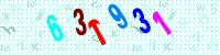 Blue Captcha Image