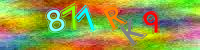 Blue Captcha Image