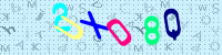 Blue Captcha Image