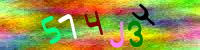 Blue Captcha Image