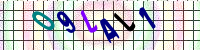 Blue Captcha Image