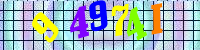 Blue Captcha Image