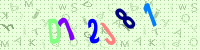 Blue Captcha Image