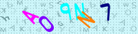 Blue Captcha Image