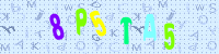 Blue Captcha Image