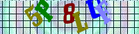 Blue Captcha Image