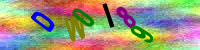 Blue Captcha Image