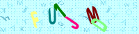 Blue Captcha Image
