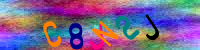 Blue Captcha Image