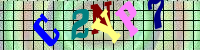 Blue Captcha Image