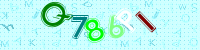 Blue Captcha Image
