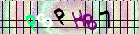 Blue Captcha Image