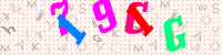 Blue Captcha Image