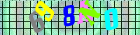 Blue Captcha Image