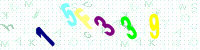 Blue Captcha Image