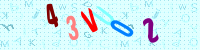Blue Captcha Image