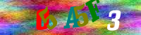 Blue Captcha Image