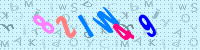 Blue Captcha Image