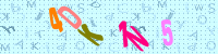 Blue Captcha Image
