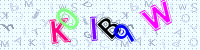 Blue Captcha Image