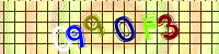 Blue Captcha Image