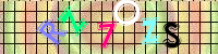 Blue Captcha Image
