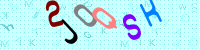 Blue Captcha Image