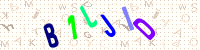 Blue Captcha Image