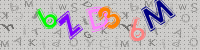 Blue Captcha Image