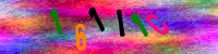 Blue Captcha Image