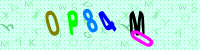 Blue Captcha Image