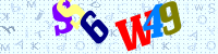 Blue Captcha Image